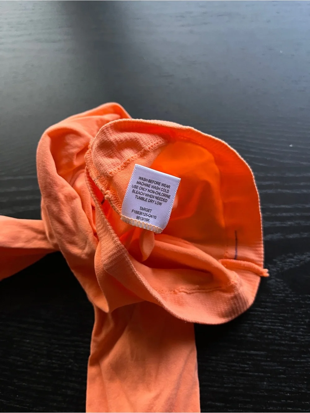 Target Orange Girls Tights Size 12-14 Nylon Spandex Blend